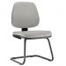 Cadeira Para Escritório Job L02 Fixa Linho Cinza - Lyam Decor