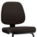 Cadeira Para Escritório Job L02 Fixa Suede Marrom - Lyam Decor