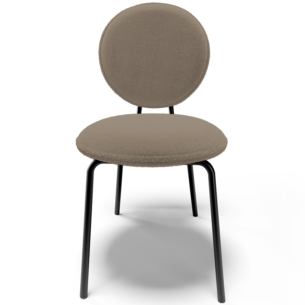 Cadeira Para Sala de Jantar Cozinha Évora L02 Bouclê Bege - Lyam