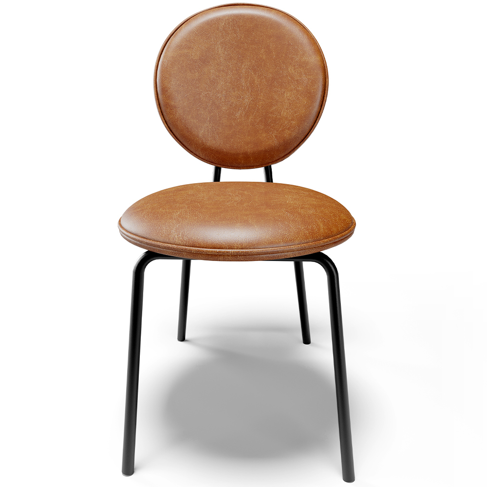 Cadeira Para Sala de Jantar Cozinha Évora L02 Couríssimo Camel - Lyam