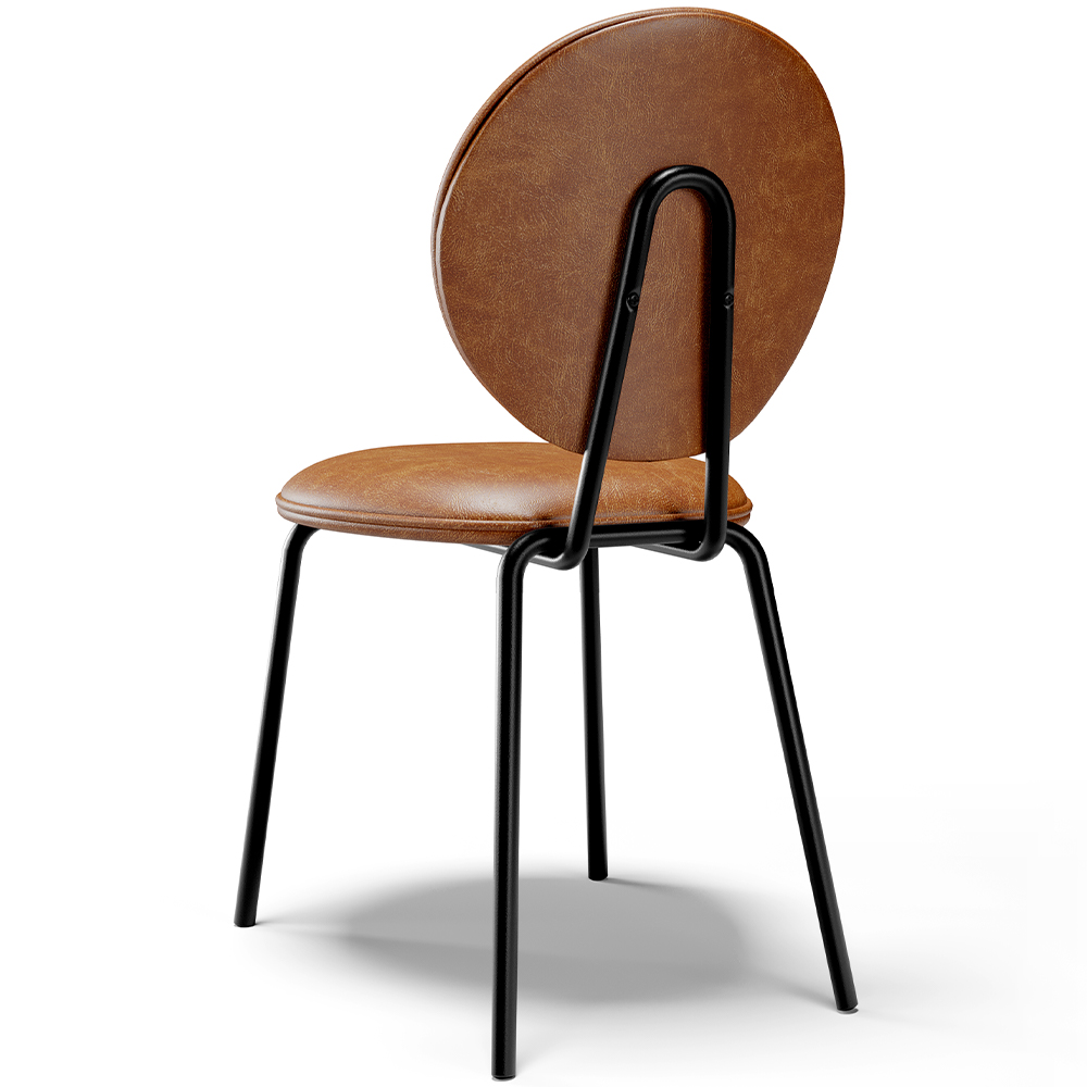 Cadeira Para Sala de Jantar Cozinha Évora L02 Couríssimo Camel - Lyam