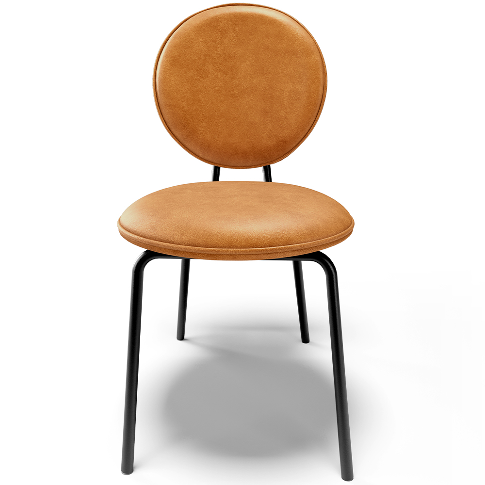 Cadeira Para Sala de Jantar Cozinha Évora L02 Couríssimo Whisky - Lyam