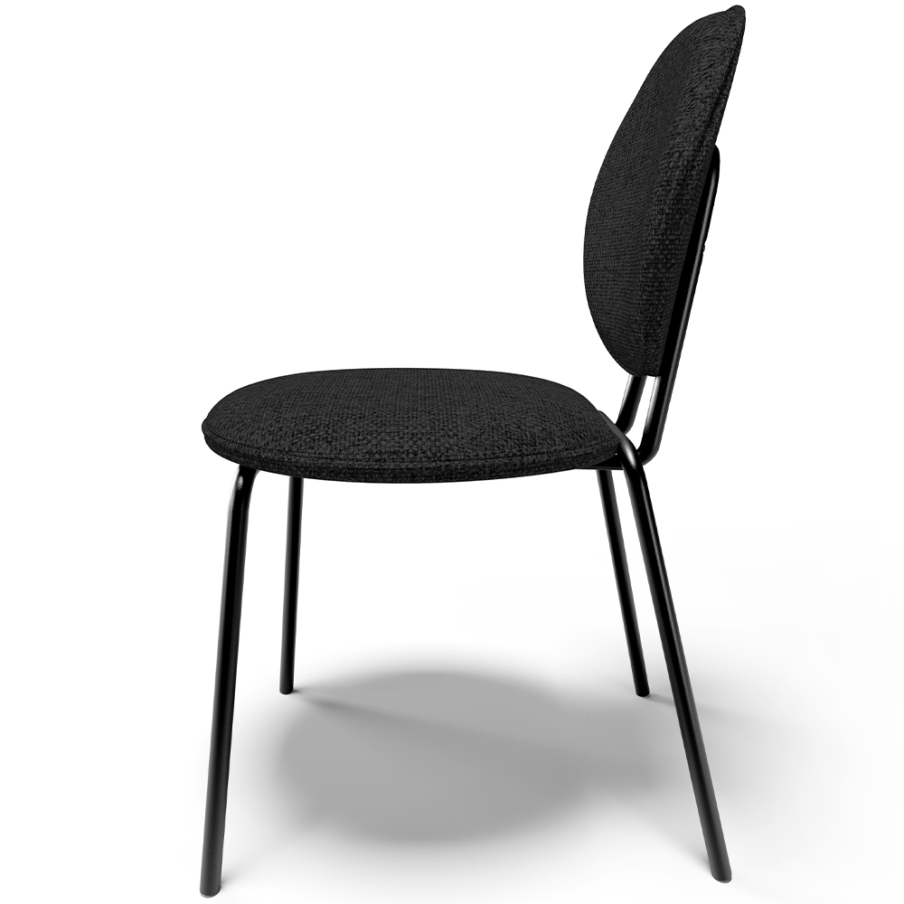 Cadeira Para Sala de Jantar Cozinha Évora L02 Linho Chumbo - Lyam