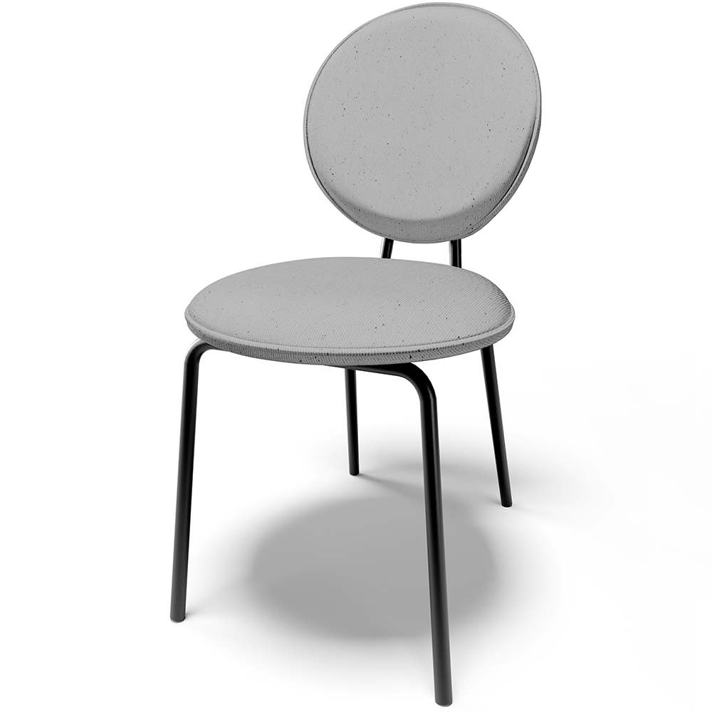 Cadeira Para Sala de Jantar Cozinha Évora L02 Linho Cinza - Lyam