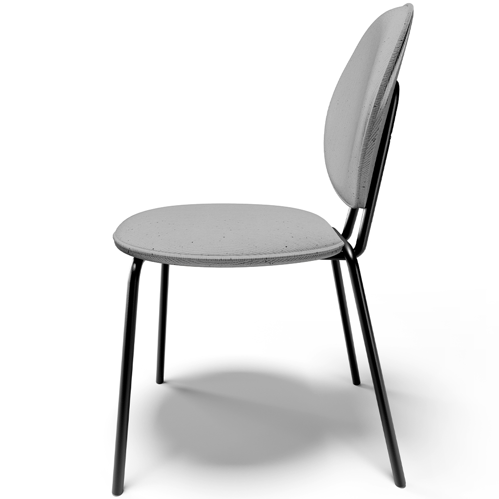 Cadeira Para Sala de Jantar Cozinha Évora L02 Linho Cinza - Lyam