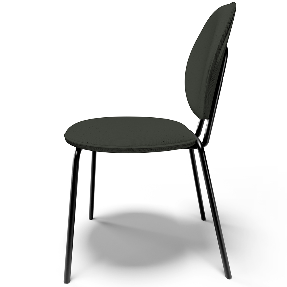 Cadeira Para Sala de Jantar Cozinha Évora L02 Linho Verde Musgo - Lyam