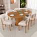 Cadeira Para Sala de Jantar Cozinha Living Estofada Dara L02 Suede Bege - Lyam Decor