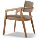 Cadeira Para Sala de Jantar Estar Living Giorgia L02 Bouclê Bege - Lyam Decor