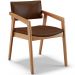 Cadeira Para Sala de Jantar Estar Living Giorgia L02 Couríssimo Marrom - Lyam Decor