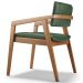 Cadeira Para Sala de Jantar Estar Living Giorgia L02 Couríssimo Verde Musgo - Lyam Decor
