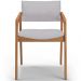 Cadeira Para Sala de Jantar Estar Living Giorgia L02 Linho Cinza - Lyam Decor