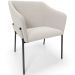 Cadeira Para Sala de Jantar Estar Living Olívia L02 Bouclê Cru - Lyam Decor