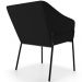 Cadeira Para Sala de Jantar Estar Living Olívia L02 Bouclê Preto - Lyam Decor