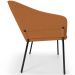 Cadeira Para Sala de Jantar Estar Living Olívia L02 Bouclê Terracota - Lyam Decor