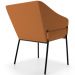 Cadeira Para Sala de Jantar Estar Living Olívia L02 Bouclê Terracota - Lyam Decor