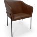 Cadeira Para Sala de Jantar Estar Living Olívia L02 Couríssimo Marrom - Lyam Decor