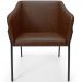 Cadeira Para Sala de Jantar Estar Living Olívia L02 Couríssimo Marrom - Lyam Decor