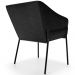 Cadeira Para Sala de Jantar Estar Living Olívia L02 Couríssimo Preto - Lyam Decor