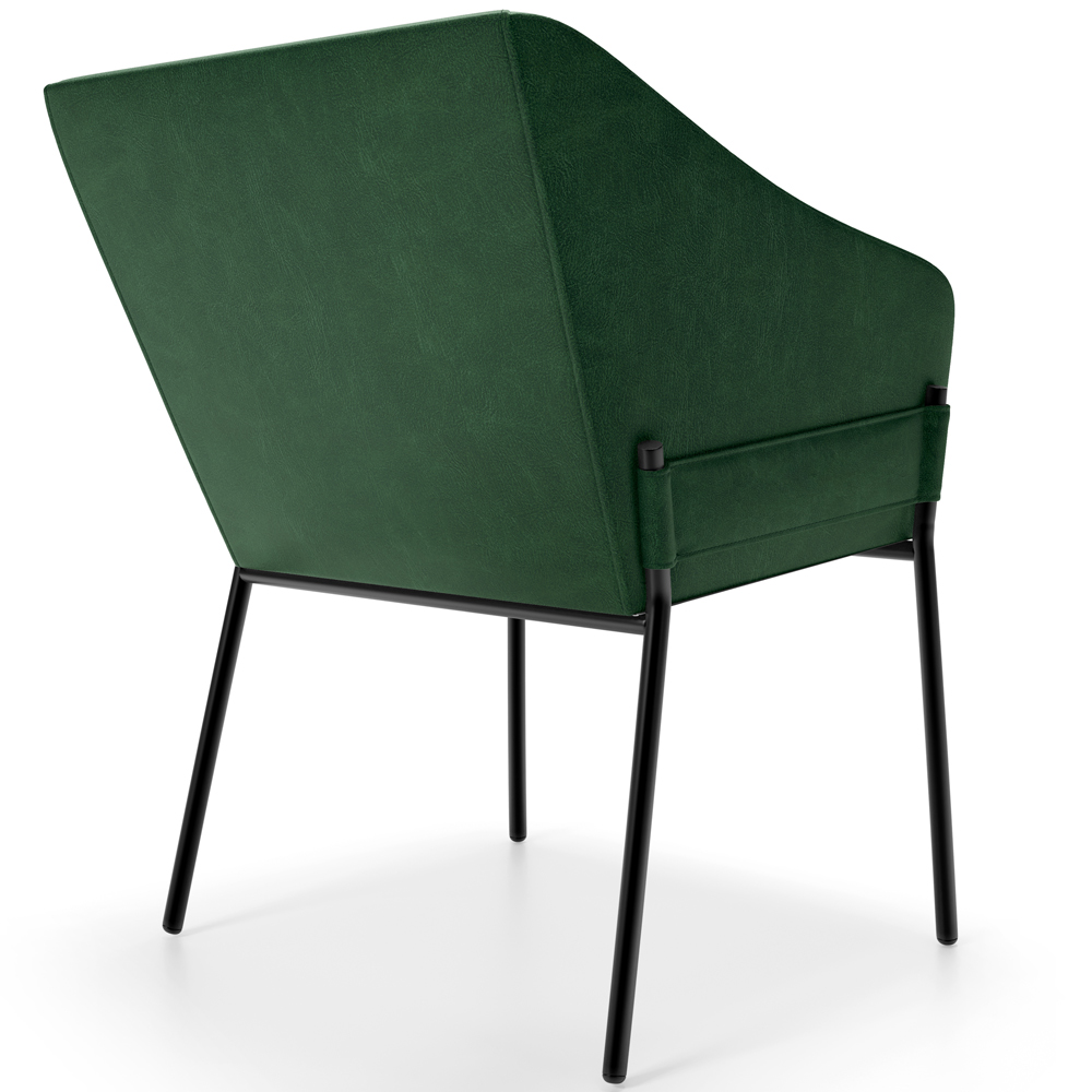 Cadeira Para Sala de Jantar Estar Living Olívia L02 Couríssimo Verde - Lyam Decor