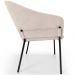 Cadeira Para Sala de Jantar Estar Living Olívia L02 Suede Bege - Lyam Decor