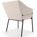 Cadeira Para Sala de Jantar Estar Living Olívia L02 Suede Bege - Lyam Decor