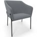 Cadeira Para Sala de Jantar Estar Living Olívia L02 Suede Cinza - Lyam Decor