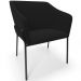Cadeira Para Sala de Jantar Estar Living Olívia L02 Suede Preto - Lyam Decor