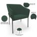 Cadeira Para Sala de Jantar Estar Living Olívia L02 Suede Verde - Lyam Decor