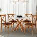 Cadeira Para Sala de Jantar e Estar Living Estofada Ávila L02 Couríssimo Marrom - Lyam