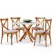 Cadeira Para Sala de Jantar e Estar Living Estofada Ávila L02 Linho Bege - Lyam