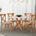 Cadeira Para Sala de Jantar e Estar Living Estofada Ávila L02 Linho Bege Escuro - Lyam