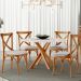 Cadeira Para Sala de Jantar e Estar Living Estofada Ávila L02 Linho Cinza - Lyam