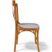 Cadeira Para Sala de Jantar e Estar Living Estofada Ávila L02 Linho Cinza - Lyam