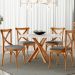 Cadeira Para Sala de Jantar e Estar Living Estofada Ávila L02 Linho Cinza Escuro - Lyam