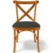 Cadeira Para Sala de Jantar e Estar Living Estofada Ávila L02 Linho Verde Musgo - Lyam