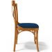 Cadeira Para Sala de Jantar e Estar Living Estofada Ávila L02 Suede Azul Marinho - Lyam