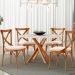 Cadeira Para Sala de Jantar e Estar Living Estofada Ávila L02 Suede Bege - Lyam