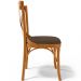 Cadeira Para Sala de Jantar e Estar Living Estofada Ávila L02 Suede Marrom - Lyam