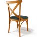 Cadeira Para Sala de Jantar e Estar Living Estofada Ávila L02 Suede Verde Musgo - Lyam