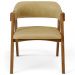 Cadeira Para Sala de Jantar e Estar Living Estofada Suran L02 Couríssimo Fendi - Lyam