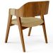 Cadeira Para Sala de Jantar e Estar Living Estofada Suran L02 Couríssimo Fendi - Lyam