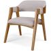 Cadeira Para Sala de Jantar e Estar Living Estofada Suran L02 Linho Bege - Lyam