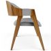 Cadeira Para Sala de Jantar e Estar Living Estofada Suran L02 Linho Cinza - Lyam