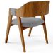 Cadeira Para Sala de Jantar e Estar Living Estofada Suran L02 Suede Cinza - Lyam