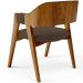 Cadeira Para Sala de Jantar e Estar Living Estofada Suran L02 Suede Marrom - Lyam