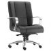 Cadeira de Escritório Diretor Executiva New Onix F02 Couro Ecológico Preto - Lyam Decor