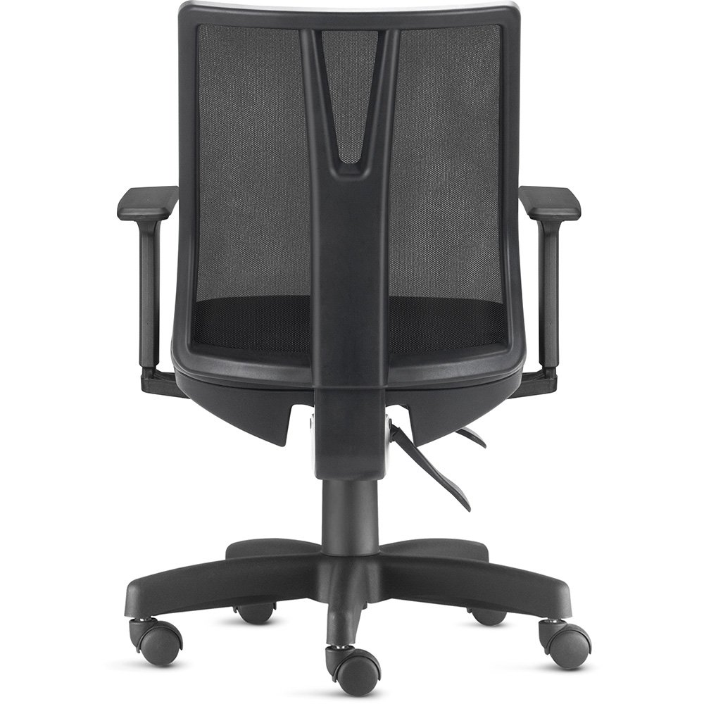 Cadeira de Escritório Diretor Giratória Executiva Addit F02 Crepe Preto - Lyam Decor