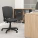 Cadeira de Escritório Diretor Office Base Giratória Preto Alta Flexi P03 Vinil Preto - Lyam