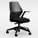 Cadeira de Escritório Executiva Giratória Diretor Office Argos L02 Crepe Preto - Lyam Decor