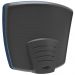 Cadeira de Escritório Executiva Office Base Giratória Preto Baixa Flexi P03 Poliéster Azul - Lyam